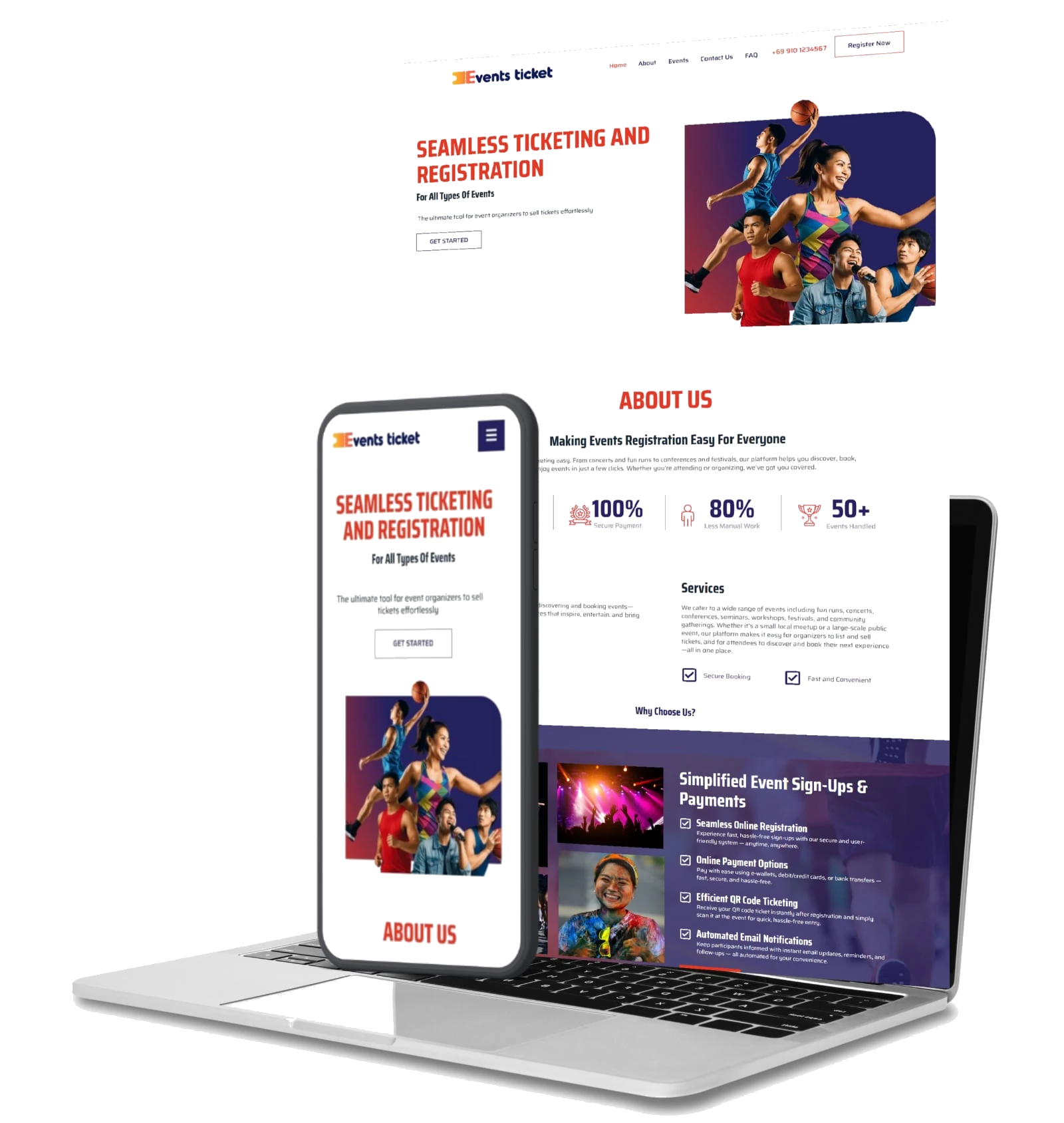 Booking & Registration Website